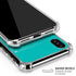 Aqua Blue iPhone XS Max Clear Case